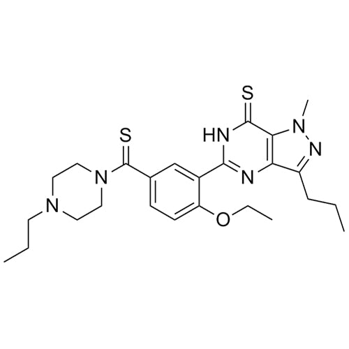 5-(2-ethoxy-5-(4-propylpiperazine-1-carbonothioyl)phenyl)-1-methyl-3-propyl-1H-pyrazolo[4,3-d]pyrimidine-7(6H)-thione