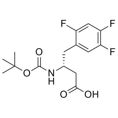 ((R)-Sitagliptin N-Boc-Acid Impurity)