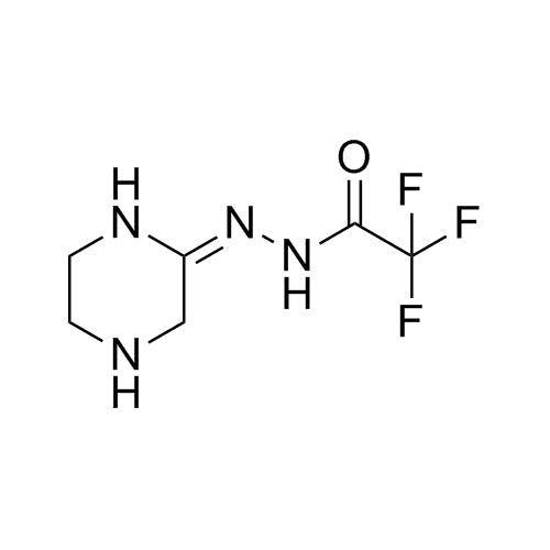 (E)-2,2,2-trifluoro-N'-(piperazin-2-ylidene)acetohydrazide