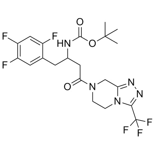 tert-butyl (4-oxo-4-(3-(trifluoromethyl)-5,6-dihydro-[1,2,4]triazolo[4,3-a]pyrazin-7(8H)-yl)-1-(2,4,5-trifluorophenyl)butan-2-yl)carbamate