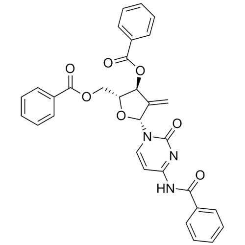 (2R,3S,5R)-5-(4-benzamido-2-oxopyrimidin-1(2H)-yl)-2-((benzoyloxy)methyl)-4-methylenetetrahydrofuran-3-yl benzoate