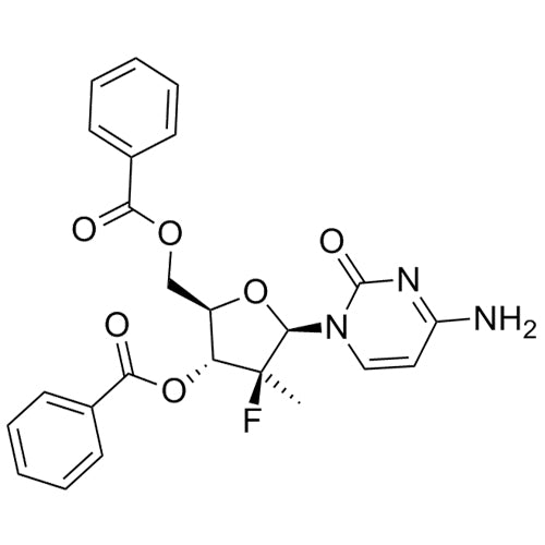(2R,3R,4S,5R)-5-(4-amino-2-oxopyrimidin-1(2H)-yl)-2-((benzoyloxy)methyl)-4-fluoro-4-methyltetrahydrofuran-3-yl benzoate
