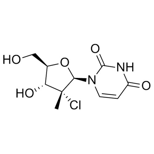 1-((2R,3R,4R,5R)-3-chloro-4-hydroxy-5-(hydroxymethyl)-3-methyltetrahydrofuran-2-yl)pyrimidine-2,4(1H,3H)-dione