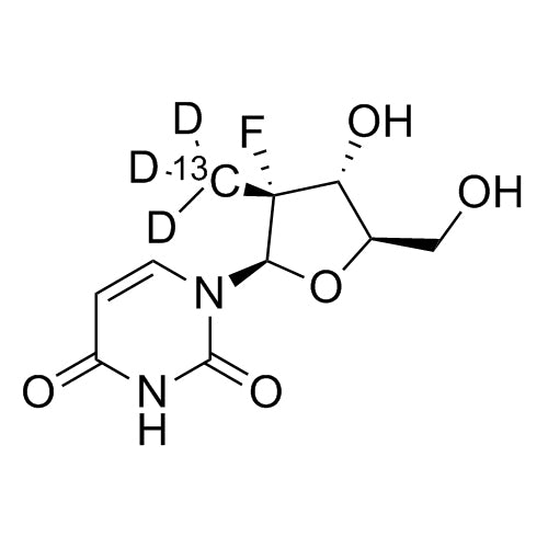 Sofosbuvir Nucleoside Derivative-13C-d3 (Sofosbuvir Metabolite(GS-331007)-13C-d3)