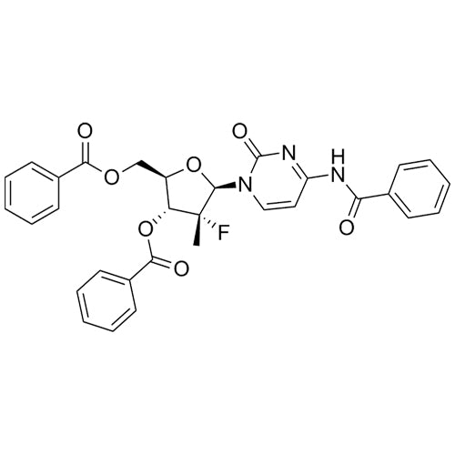 (2R,3R,4R,5R)-5-(4-benzamido-2-oxopyrimidin-1(2H)-yl)-2-((benzoyloxy)methyl)-4-fluoro-4-methyltetrahydrofuran-3-yl benzoate