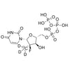 ((2R,3R,4R,5R)-5-(2,4-dioxo-3,4-dihydropyrimidin-1(2H)-yl)-4-fluoro-3-hydroxy-4-methyltetrahydrofuran-2-yl)methyl tetrahydrogen triphosphate-13CD3