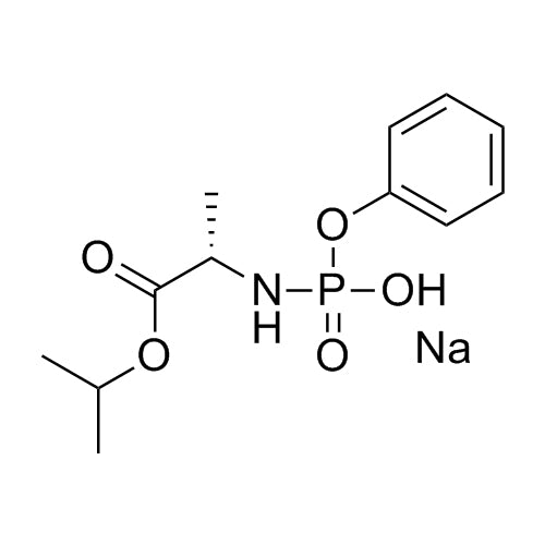 (2S)-isopropyl 2-((hydroxy(phenoxy)phosphoryl)amino)propanoate, sodium salt