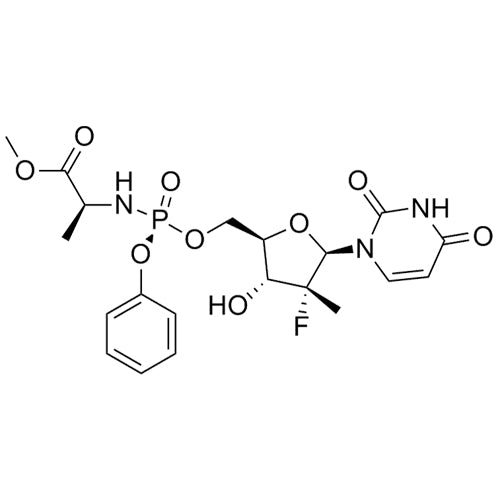 (S)-methyl 2-(((S)-(((2R,3R,4R,5R)-5-(2,4-dioxo-3,4-dihydropyrimidin-1(2H)-yl)-4-fluoro-3-hydroxy-4-methyltetrahydrofuran-2-yl)methoxy)(phenoxy)phosphoryl)amino)propanoate