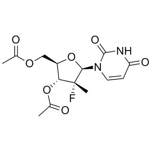 ((2R,3R,4R,5R)-3-acetoxy-5-(2,4-dioxo-3,4-dihydropyrimidin-1(2H)-yl)-4-fluoro-4-methyltetrahydrofuran-2-yl)methyl acetate