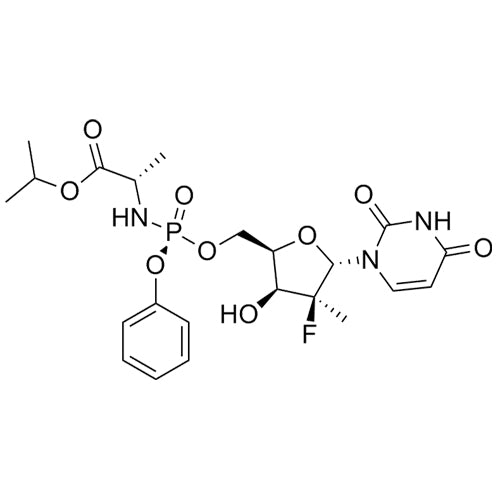 (S)-isopropyl 2-(((S)-(((2R,3S,4S,5S)-5-(2,4-dioxo-3,4-dihydropyrimidin-1(2H)-yl)-4-fluoro-3-hydroxy-4-methyltetrahydrofuran-2-yl)methoxy)(phenoxy)phosphoryl)amino)propanoate