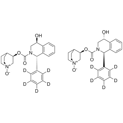 4-Hydroxy Solifenacin-d5 N-Oxide (trans, Mixture of (1R,4R) and (1S,4S) Diastereomers)