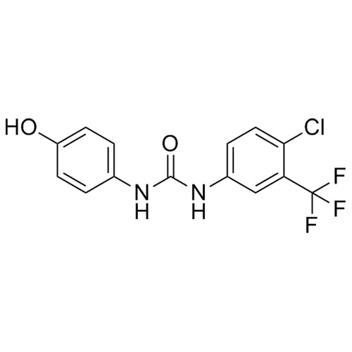 1-(4-chloro-3-(trifluoromethyl)phenyl)-3-(4-hydroxyphenyl)urea