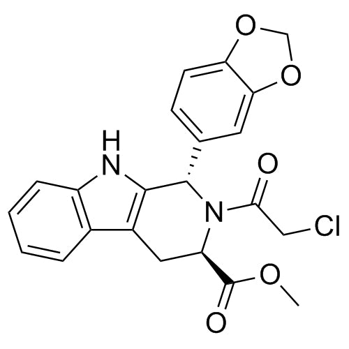 (1S,3R)-methyl 1-(benzo[d][1,3]dioxol-5-yl)-2-(2-chloroacetyl)-2,3,4,9-tetrahydro-1H-pyrido[3,4-b]indole-3-carboxylate