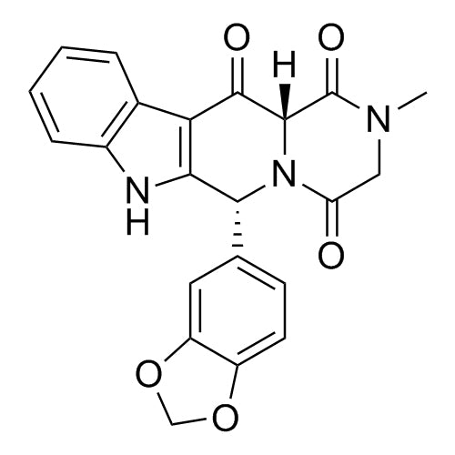 (6R,12aR)-6-(benzo[d][1,3]dioxol-5-yl)-2-methyl-2,3-dihydropyrazino[1',2':1,6]pyrido[3,4-b]indole-1,4,12(6H,7H,12aH)-trione