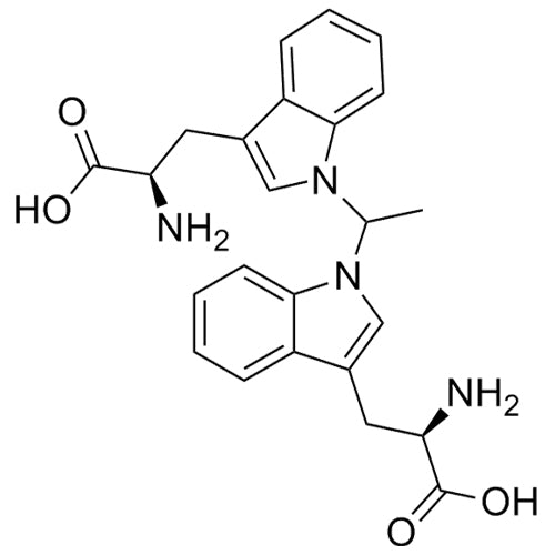 (2R,2'R)-3,3'-(1,1'-(ethane-1,1-diyl)bis(1H-indole-3,1-diyl))bis(2-aminopropanoic acid)