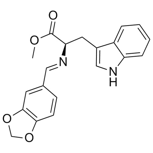 (R)-methyl 2-((benzo[d][1,3]dioxol-5-ylmethylene)amino)-3-(1H-indol-3-yl)propanoate