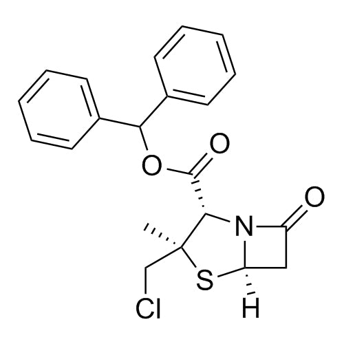 (2S,3R,5R)-benzhydryl 3-(chloromethyl)-3-methyl-7-oxo-4-thia-1-azabicyclo[3.2.0]heptane-2-carboxylate