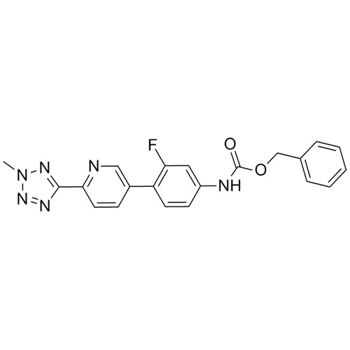 benzyl (3-fluoro-4-(6-(2-methyl-2H-tetrazol-5-yl)pyridin-3-yl)phenyl)carbamate