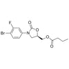 (R)-(3-(4-bromo-3-fluorophenyl)-2-oxooxazolidin-5-yl)methyl butyrate