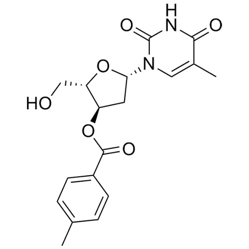 (2S,3R,5S)-2-(hydroxymethyl)-5-(5-methyl-2,4-dioxo-3,4-dihydropyrimidin-1(2H)-yl)tetrahydrofuran-3-yl 4-methylbenzoate