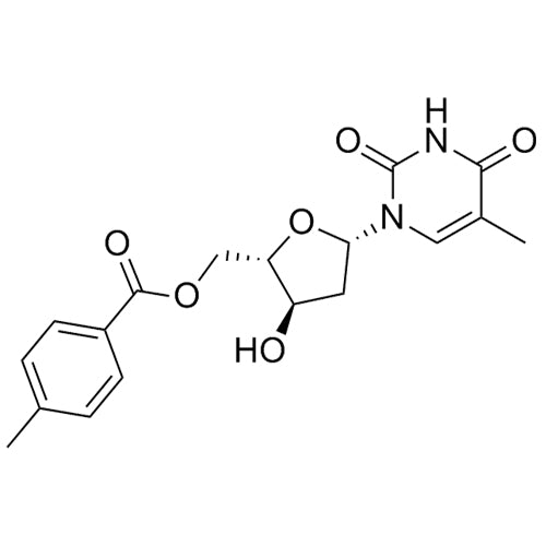 ((2S,3R,5S)-3-hydroxy-5-(5-methyl-2,4-dioxo-3,4-dihydropyrimidin-1(2H)-yl)tetrahydrofuran-2-yl)methyl 4-methylbenzoate