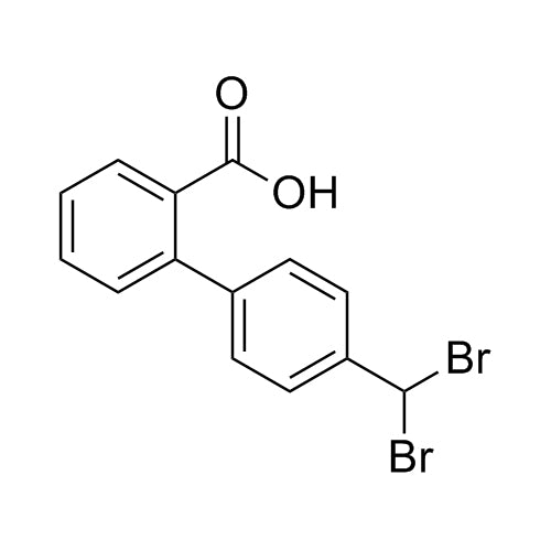 Telmisartan Dibromo Acid Impurity (4’,4’-Dibromomethyl Biphenyl-2-Carboxylic Acid)