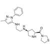 ((2S,4S)-4-((2-((3-methyl-1-phenyl-1H-pyrazol-5-yl)amino)ethyl)amino)pyrrolidin-2-yl)(thiazolidin-3-yl)methanone