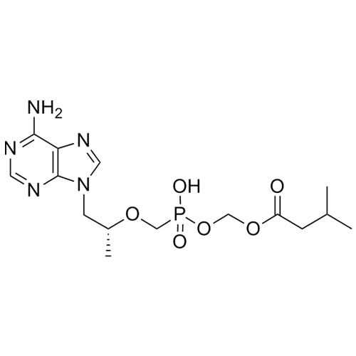 ((((((R)-1-(6-amino-9H-purin-9-yl)propan-2-yl)oxy)methyl)(hydroxy)phosphoryl)oxy)methyl 3-methylbutanoate