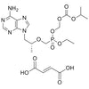 Mono-POC Ethyl Tenofovir Fumarate (Mixture of Diastereomers)