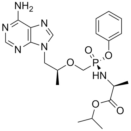 (S)-isopropyl 2-(((S)-((((S)-1-(6-amino-9H-purin-9-yl)propan-2-yl)oxy)methyl)(phenoxy)phosphoryl)amino)propanoate