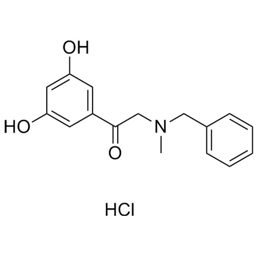 2-(benzyl(methyl)amino)-1-(3,5-dihydroxyphenyl)ethanone hydrochloride