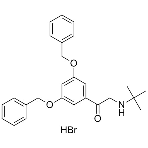 1-(3,5-bis(benzyloxy)phenyl)-2-(tert-butylamino)ethanone hydrobromide