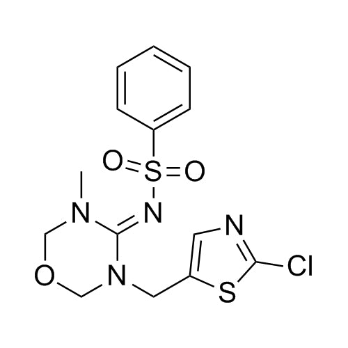 N-(3-((2-chlorothiazol-5-yl)methyl)-5-methyl-1,3,5-oxadiazinan-4-ylidene)benzenesulfonamide