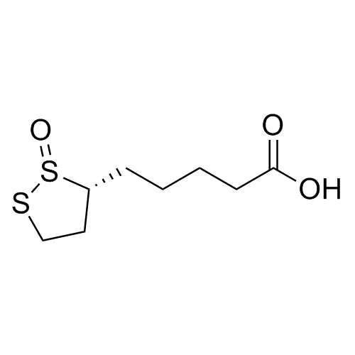5-((3R)-2-oxido-1,2-dithiolan-3-yl)pentanoic acid