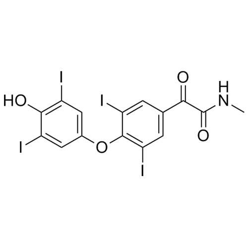 2-(4-(4-hydroxy-3,5-diiodophenoxy)-3,5-diiodophenyl)-N-methyl-2-oxoacetamide