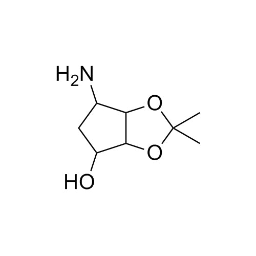 Ticagrelor Related Compound 4 (6-Aminotetrahydro-2,2-Dimethyl-4H-Cyclopenta-1.3-dioxol-4-ol)