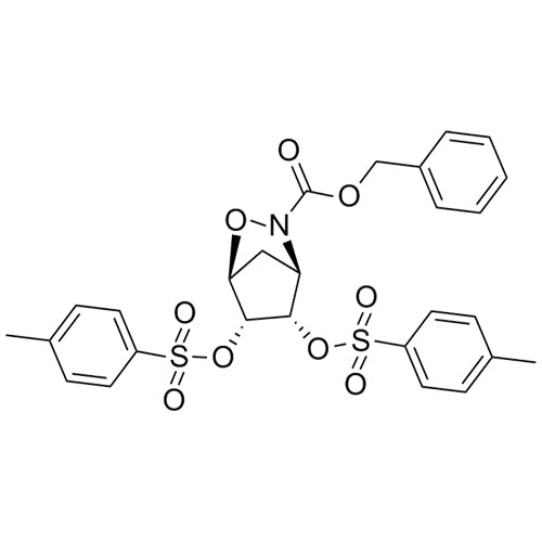 (1S,4R,5S,6R)-benzyl 5,6-bis(tosyloxy)-2-oxa-3-azabicyclo[2.2.1]heptane-3-carboxylate
