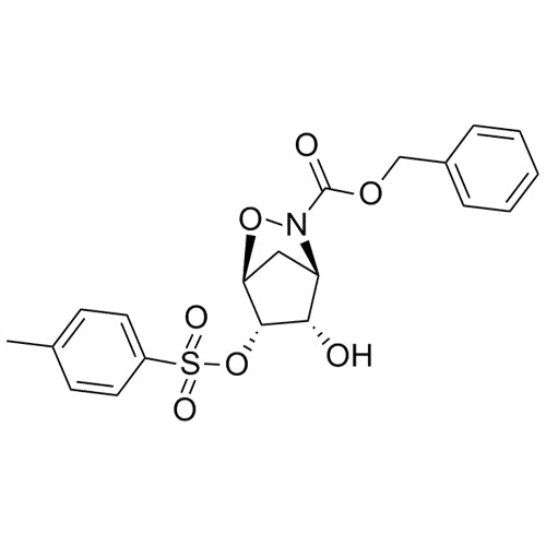 (1S,4R,5S,6S)-benzyl 5-hydroxy-6-(tosyloxy)-2-oxa-3-azabicyclo[2.2.1]heptane-3-carboxylate