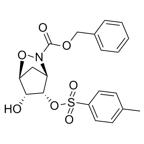 (1S,4R,5S,6R)-benzyl 6-hydroxy-5-(tosyloxy)-2-oxa-3-azabicyclo[2.2.1]heptane-3-carboxylate