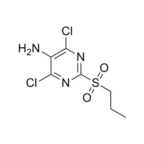 4,6-dichloro-2-(propylsulfonyl)pyrimidin-5-amine