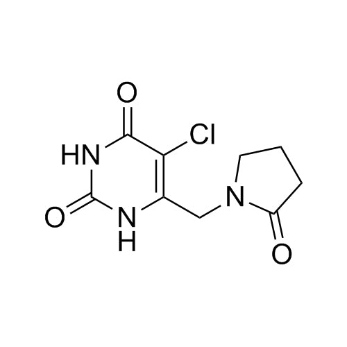 5-chloro-6-((2-oxopyrrolidin-1-yl)methyl)pyrimidine-2,4(1H,3H)-dione
