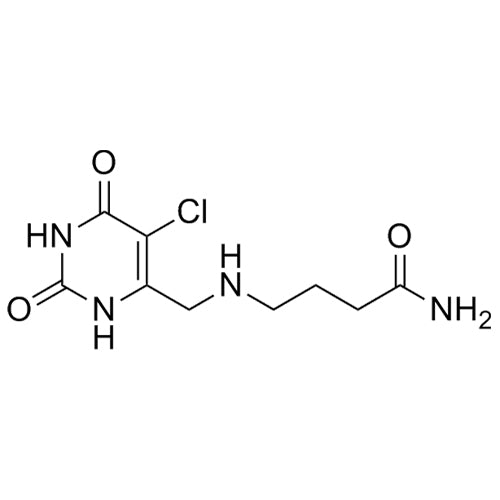 4-(((5-chloro-2,6-dioxo-1,2,3,6-tetrahydropyrimidin-4-yl)methyl)amino)butanamide