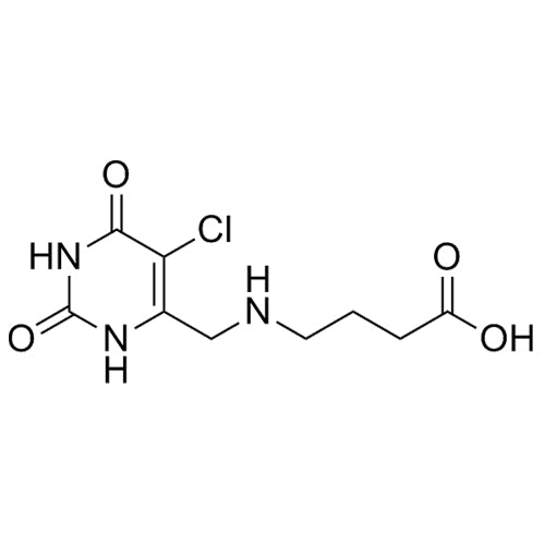 4-(((5-chloro-2,6-dioxo-1,2,3,6-tetrahydropyrimidin-4-yl)methyl)amino)butanoic acid