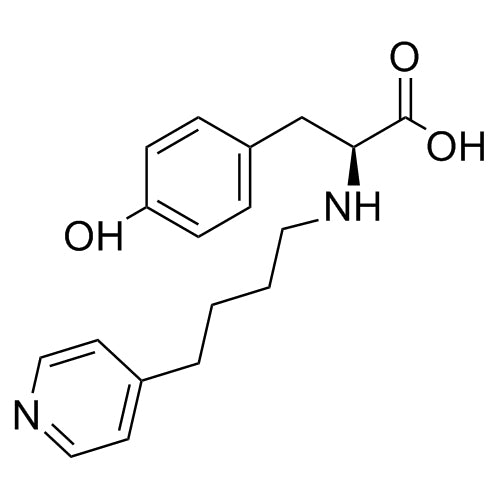 (S)-3-(4-hydroxyphenyl)-2-((4-(pyridin-4-yl)butyl)amino)propanoic acid