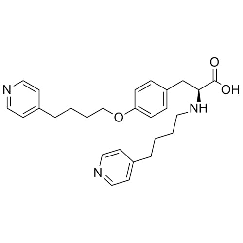 (S)-3-(4-(4-(pyridin-4-yl)butoxy)phenyl)-2-((4-(pyridin-4-yl)butyl)amino)propanoic acid