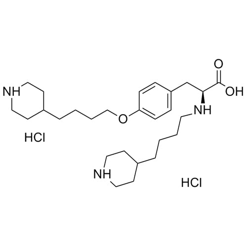 (S)-3-(4-(4-(piperidin-4-yl)butoxy)phenyl)-2-((4-(piperidin-4-yl)butyl)amino)propanoic acid dihydrochloride