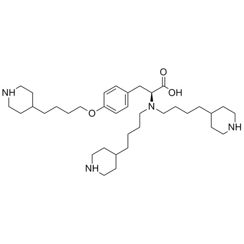 (S)-2-(bis(4-(piperidin-4-yl)butyl)amino)-3-(4-(4-(piperidin-4-yl)butoxy)phenyl)propanoic acid