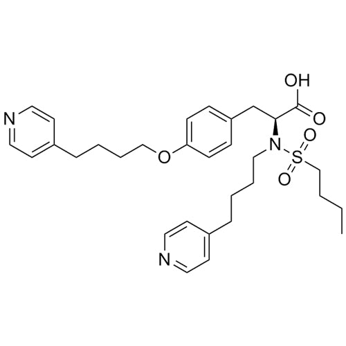 (S)-3-(4-(4-(pyridin-4-yl)butoxy)phenyl)-2-(N-(4-(pyridin-4-yl)butyl)butylsulfonamido)propanoic acid