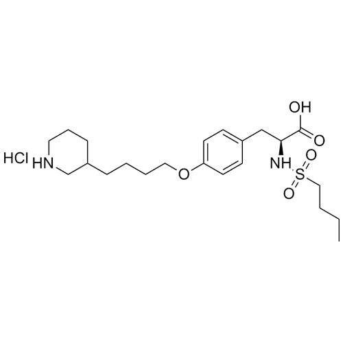 (2S)-2-(butylsulfonamido)-3-(4-(4-(piperidin-3-yl)butoxy)phenyl)propanoic acid hydrochloride