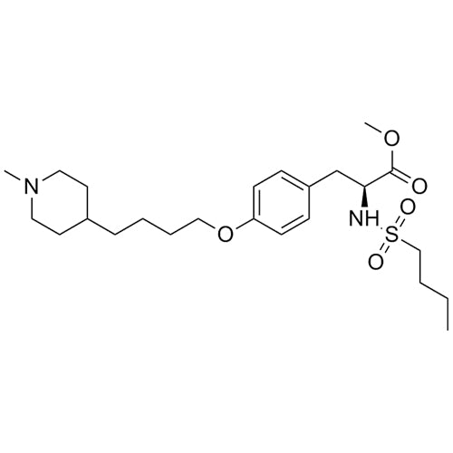 (S)-methyl 2-(butylsulfonamido)-3-(4-(4-(1-methylpiperidin-4-yl)butoxy)phenyl)propanoate